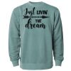 Unisex Midweight Pigment-Dyed Crewneck Sweatshirt Thumbnail