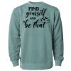 Unisex Midweight Pigment-Dyed Crewneck Sweatshirt Thumbnail