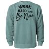 Unisex Midweight Pigment-Dyed Crewneck Sweatshirt Thumbnail