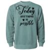 Unisex Midweight Pigment-Dyed Crewneck Sweatshirt Thumbnail