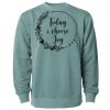 Unisex Midweight Pigment-Dyed Crewneck Sweatshirt Thumbnail