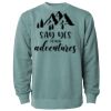 Unisex Midweight Pigment-Dyed Crewneck Sweatshirt Thumbnail