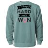 Unisex Midweight Pigment-Dyed Crewneck Sweatshirt Thumbnail