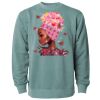 Unisex Midweight Pigment-Dyed Crewneck Sweatshirt Thumbnail