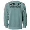 Unisex Midweight Pigment-Dyed Crewneck Sweatshirt Thumbnail