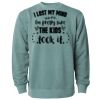 Unisex Midweight Pigment-Dyed Crewneck Sweatshirt Thumbnail