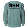 Unisex Midweight Pigment-Dyed Crewneck Sweatshirt Thumbnail