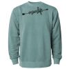 Unisex Midweight Pigment-Dyed Crewneck Sweatshirt Thumbnail