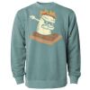 Unisex Midweight Pigment-Dyed Crewneck Sweatshirt Thumbnail