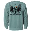 Unisex Midweight Pigment-Dyed Crewneck Sweatshirt Thumbnail