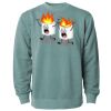 Unisex Midweight Pigment-Dyed Crewneck Sweatshirt Thumbnail