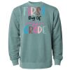 Unisex Midweight Pigment-Dyed Crewneck Sweatshirt Thumbnail