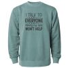 Unisex Midweight Pigment-Dyed Crewneck Sweatshirt Thumbnail