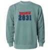 Unisex Midweight Pigment-Dyed Crewneck Sweatshirt Thumbnail