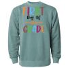 Unisex Midweight Pigment-Dyed Crewneck Sweatshirt Thumbnail