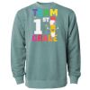 Unisex Midweight Pigment-Dyed Crewneck Sweatshirt Thumbnail