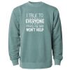 Unisex Midweight Pigment-Dyed Crewneck Sweatshirt Thumbnail