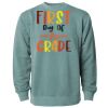 Unisex Midweight Pigment-Dyed Crewneck Sweatshirt Thumbnail