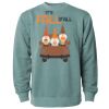 Unisex Midweight Pigment-Dyed Crewneck Sweatshirt Thumbnail