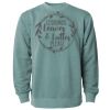 Unisex Midweight Pigment-Dyed Crewneck Sweatshirt Thumbnail