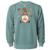 Unisex Midweight Pigment-Dyed Crewneck Sweatshirt Thumbnail