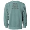 Unisex Midweight Pigment-Dyed Crewneck Sweatshirt Thumbnail