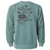 Unisex Midweight Pigment-Dyed Crewneck Sweatshirt Thumbnail