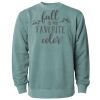 Unisex Midweight Pigment-Dyed Crewneck Sweatshirt Thumbnail