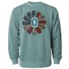 Unisex Midweight Pigment-Dyed Crewneck Sweatshirt Thumbnail