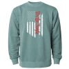 Unisex Midweight Pigment-Dyed Crewneck Sweatshirt Thumbnail