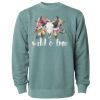 Unisex Midweight Pigment-Dyed Crewneck Sweatshirt Thumbnail