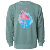 Unisex Midweight Pigment-Dyed Crewneck Sweatshirt Thumbnail