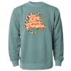 Unisex Midweight Pigment-Dyed Crewneck Sweatshirt Thumbnail