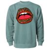 Unisex Midweight Pigment-Dyed Crewneck Sweatshirt Thumbnail