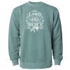 Unisex Midweight Pigment-Dyed Crewneck Sweatshirt Thumbnail