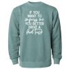 Unisex Midweight Pigment-Dyed Crewneck Sweatshirt Thumbnail