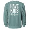 Unisex Midweight Pigment-Dyed Crewneck Sweatshirt Thumbnail