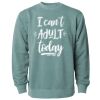 Unisex Midweight Pigment-Dyed Crewneck Sweatshirt Thumbnail