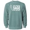 Unisex Midweight Pigment-Dyed Crewneck Sweatshirt Thumbnail