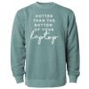 Unisex Midweight Pigment-Dyed Crewneck Sweatshirt Thumbnail