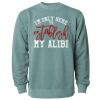 Unisex Midweight Pigment-Dyed Crewneck Sweatshirt Thumbnail