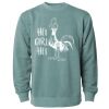 Unisex Midweight Pigment-Dyed Crewneck Sweatshirt Thumbnail