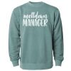 Unisex Midweight Pigment-Dyed Crewneck Sweatshirt Thumbnail