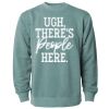 Unisex Midweight Pigment-Dyed Crewneck Sweatshirt Thumbnail