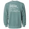 Unisex Midweight Pigment-Dyed Crewneck Sweatshirt Thumbnail