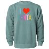 Unisex Midweight Pigment-Dyed Crewneck Sweatshirt Thumbnail