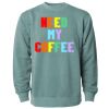 Unisex Midweight Pigment-Dyed Crewneck Sweatshirt Thumbnail