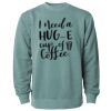 Unisex Midweight Pigment-Dyed Crewneck Sweatshirt Thumbnail