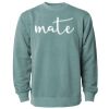 Unisex Midweight Pigment-Dyed Crewneck Sweatshirt Thumbnail