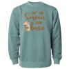 Unisex Midweight Pigment-Dyed Crewneck Sweatshirt Thumbnail